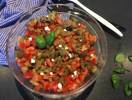 salade d'aubergines