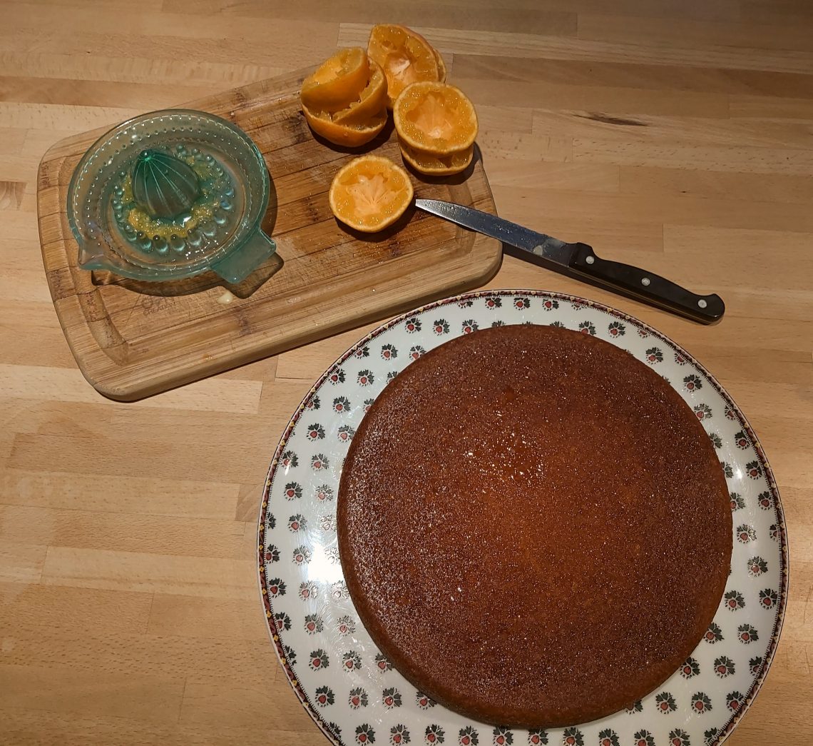 gâteau à la clémentine